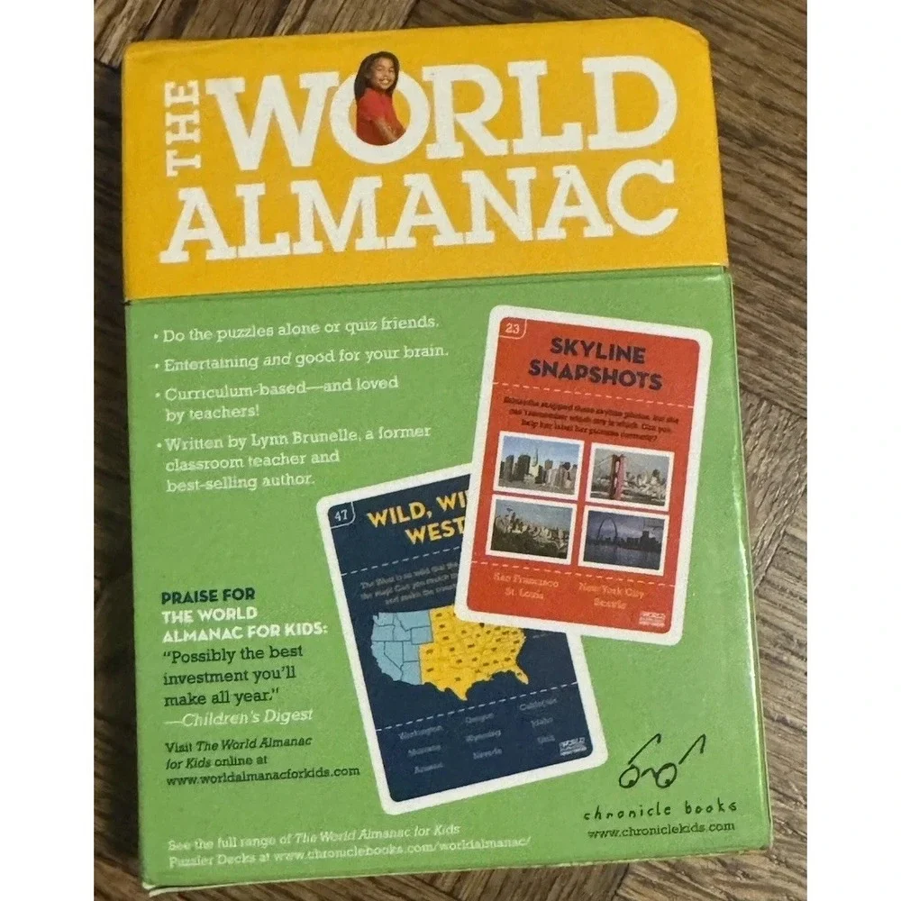 The World Almanac for‎ Kids Puzzler Deck Geography and the 50 States